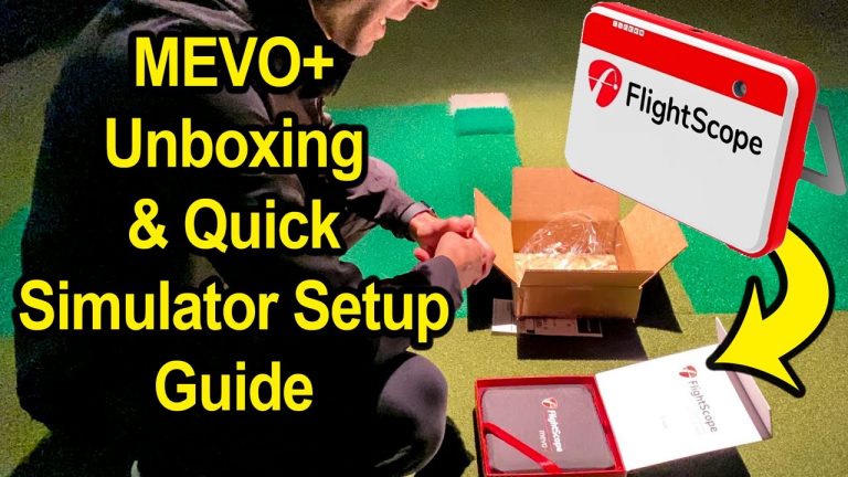 Flightscope MEVO+ Unboxing & Quick Start Up Guide for Simulator Setup