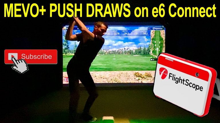 Flightscope Mevo+ Push Draw on e6 Connect
