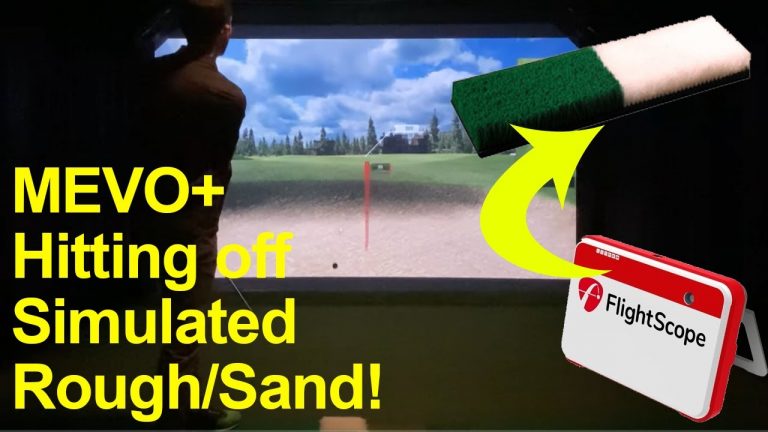 Pushing the Flightscope Mevo+ w/ Simulated Sand/Rough on e6 Connect