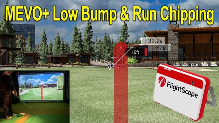 Flightscope Mevo+ Low Chipping Bump & Run Testing on e6 Connect