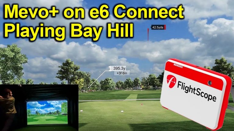 Flightscope Mevo+ Playing Bay Hill on e6 Connect w/ Beta  09 Firmware