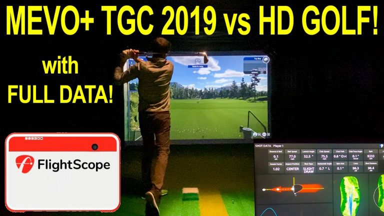 Flightscope Mevo+ TGC 2019 vs HD Golf FULL Data Comparison