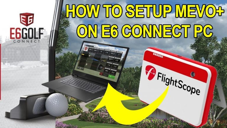 How to Setup Flightscope Mevo+ using a PC & e6 Connect + Mevo Plus WiFi Password