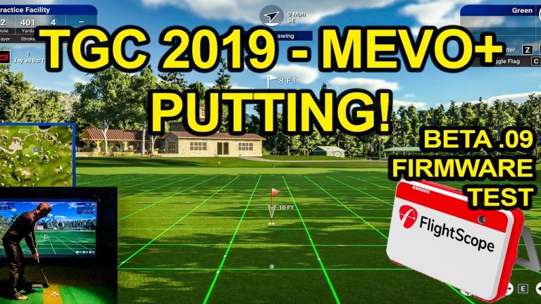 TGC 2019 Putting on the Flightscope MEVO Plus – First Look – BETA .09 Firmware