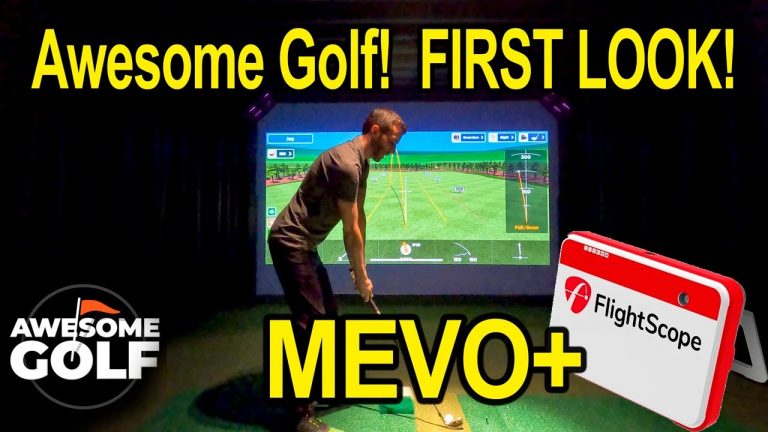 Awesome Golf Simulator Software with Flightscope Mevo Plus – FIRST LOOK