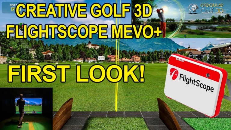 Creative Golf 3d for Flightscope Mevo+ – FIRST LOOK