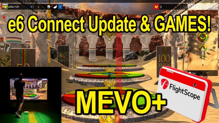 e6 Connect Update & Games Review with the Flightscope Mevo Plus