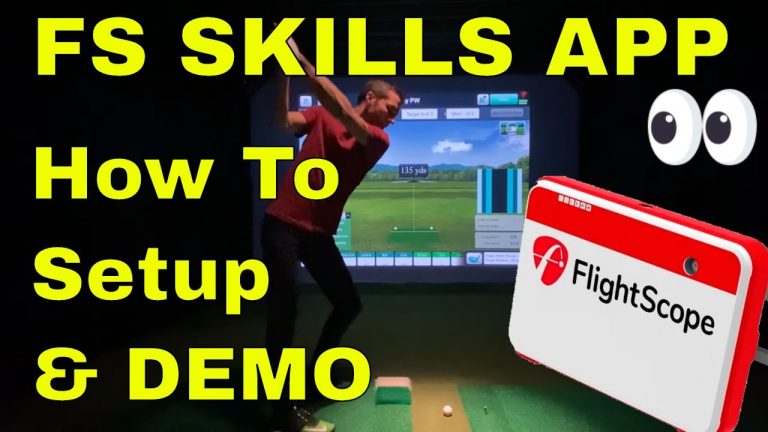FS Skills App Setup & Demo with Flightscope Mevo+