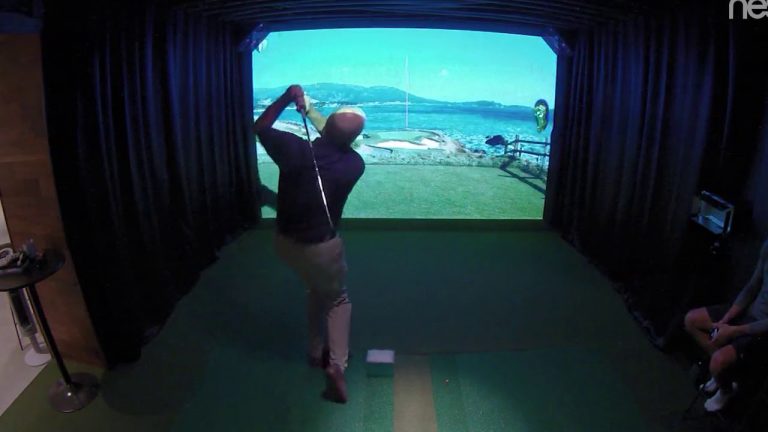 High Definition Golf Simulator – HD Golf – Pebble Beach Hole 7