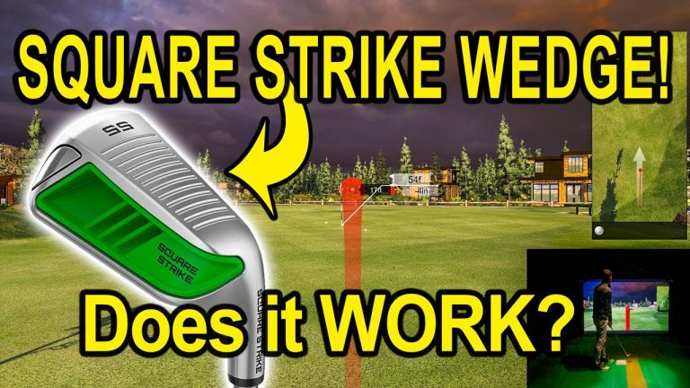 SQUARE STRIKE WEDGE – Golf Simulator REVIEW!  Does it work??