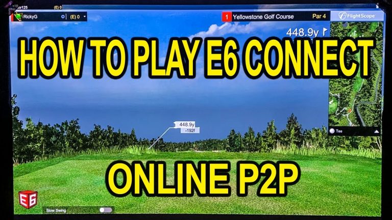 How to Play E6 Connect Online  – Discord  Connects Golf Simulators around the World