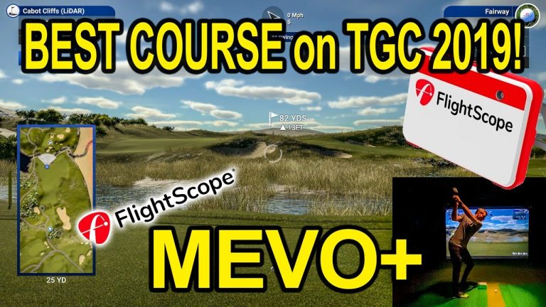 TGC 2019 BEST COURSE – Using Flightscope Mevo Plus