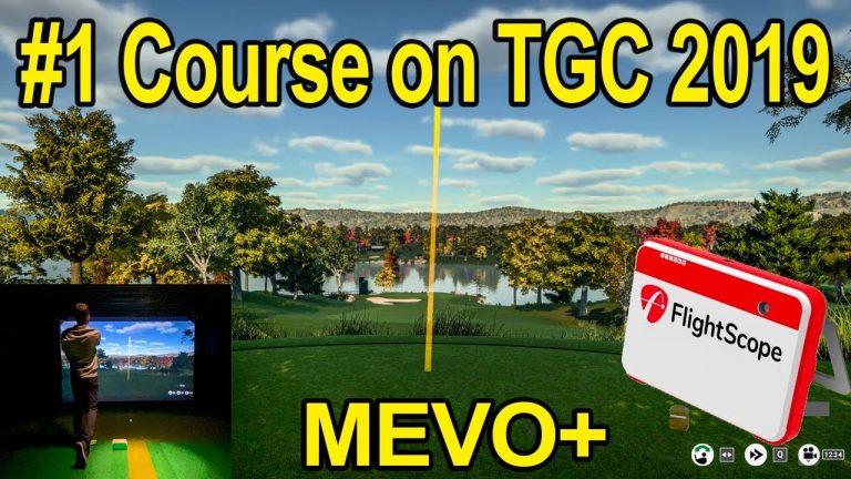 Top Rated Course in TGC 2019 on the Flightscope Mevo+ Golf Simulator