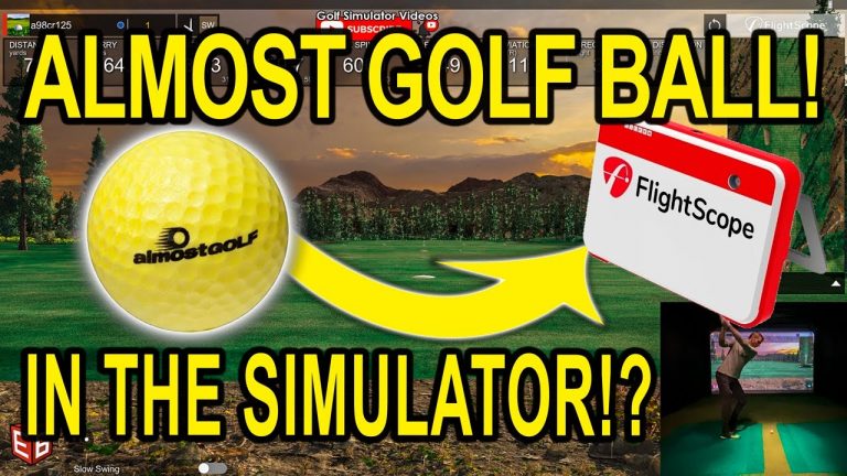 Almost Golf Balls Simulator Review Using Flightscope Mevo+  – WOW!