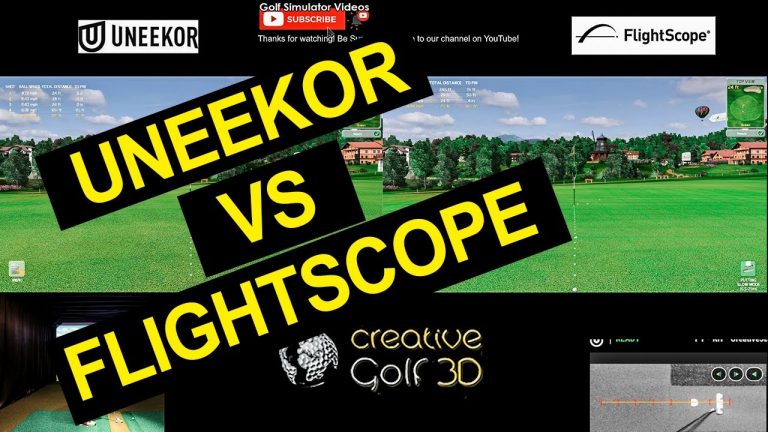 FLIGHTSCOPE MEVO+ vs UNEEKOR QED- Putting & Chipping on Creative Golf 3D