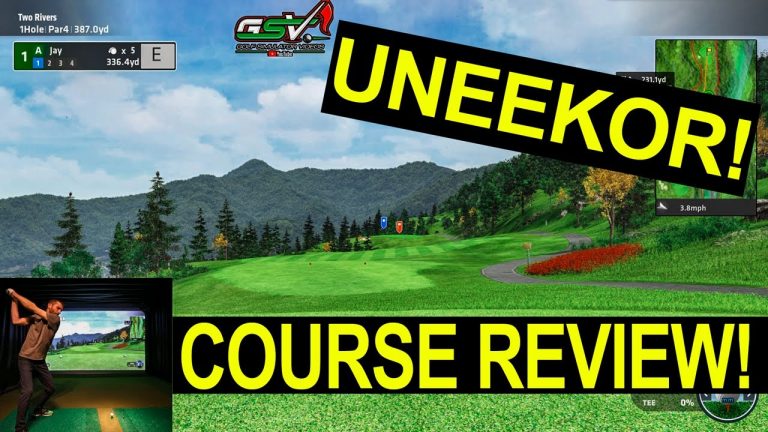 Golf Simulator Videos – UNEEKOR QED Refine Course Review (Two Rivers)