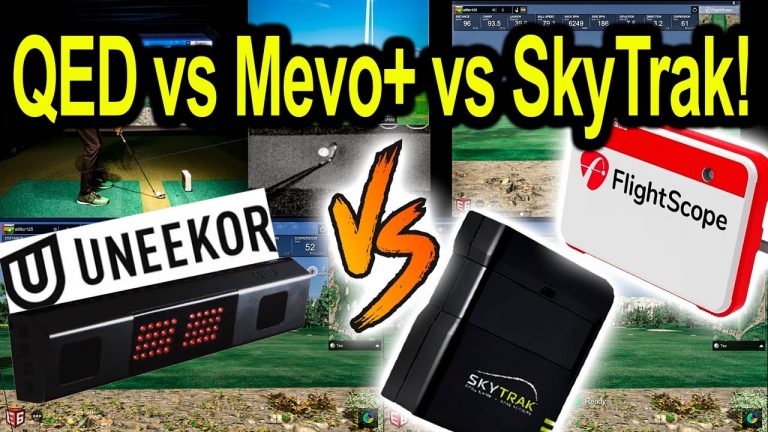 SKYTRAK Golf Simulator vs MEVO+ vs Uneekor QED – Review (Wedges & Irons)