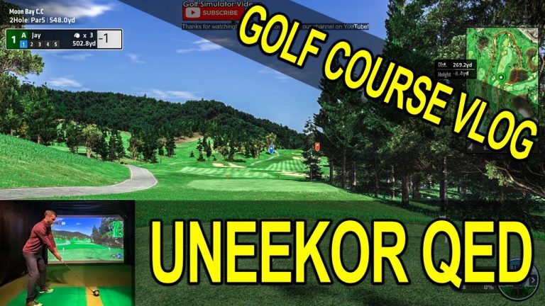 Golf Course Vlog  – Uneekor QED Golf Simulator Course Review