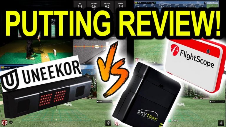 Skytrak vs Mevo Plus vs QED – Golf Simulator Putting Review (E6 Connect)