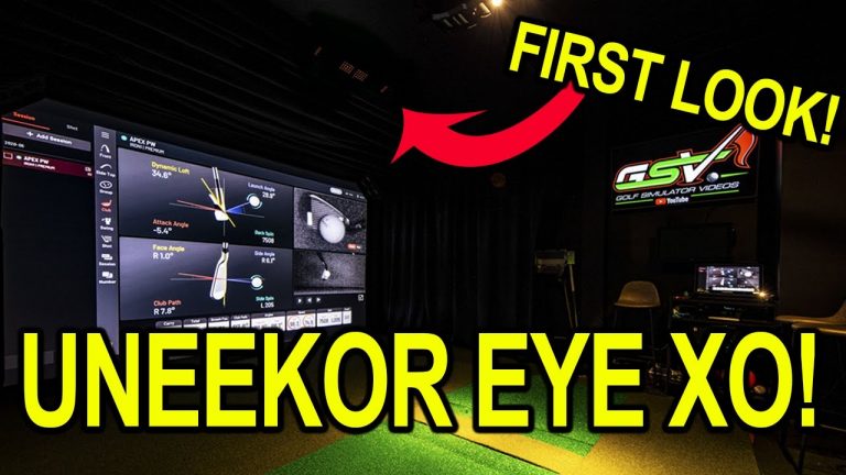 UNEEKOR EYE XO – FIRST LOOK!  Golf Simulator Install & Review