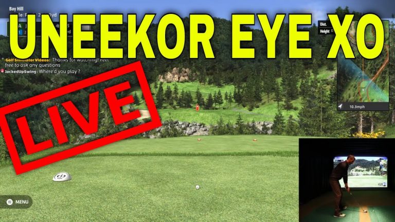 LIVE UNEEKOR EYE XO Golf Simulator Game Play w/ Q&A
