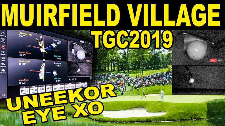 UNEEKOR EYE XO Golf Simulator LIVE Playing TGC 2019 at Muirfield Village Golf Club