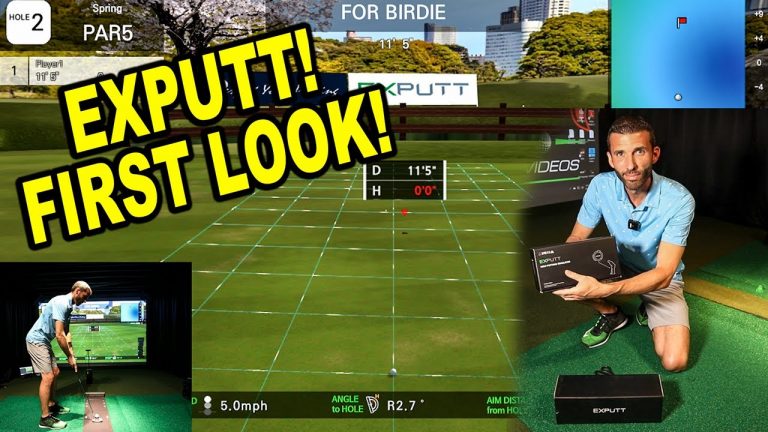 EXPUTT Putting Simulator Review – Unboxing, Setup, & FIRST LOOK!