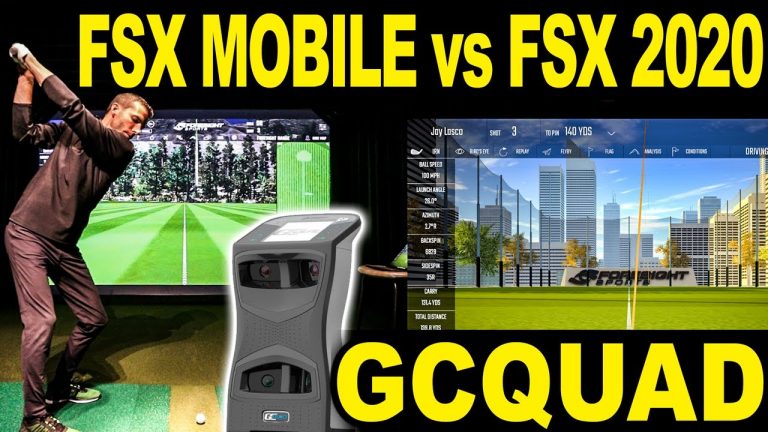 Foresight Sports GCQUAD – FSX Mobile Review vs FSX 2020 (FIRST LOOK)