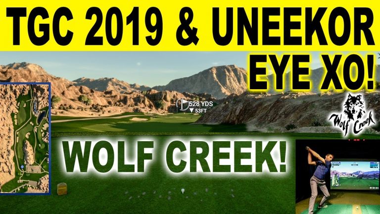 Playing Wolf Creek on TGC 2019 ⛳️?️ UNEEKOR EYE Golf Simulator (4K)
