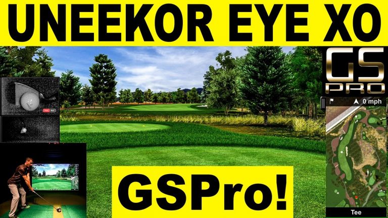 UNEEKOR EYE XO – Playing GSPro Golf Simulator Software (FIRST LOOK)