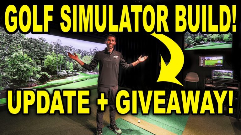 Home Golf Simulator Build – Setup UPDATE + BIG GIVEAWAY!! (Pt. 2)