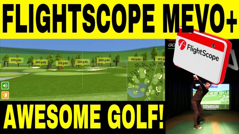 Awesome Golf Simulator REVIEW for Flightscope Mevo Plus (UPDATE)
