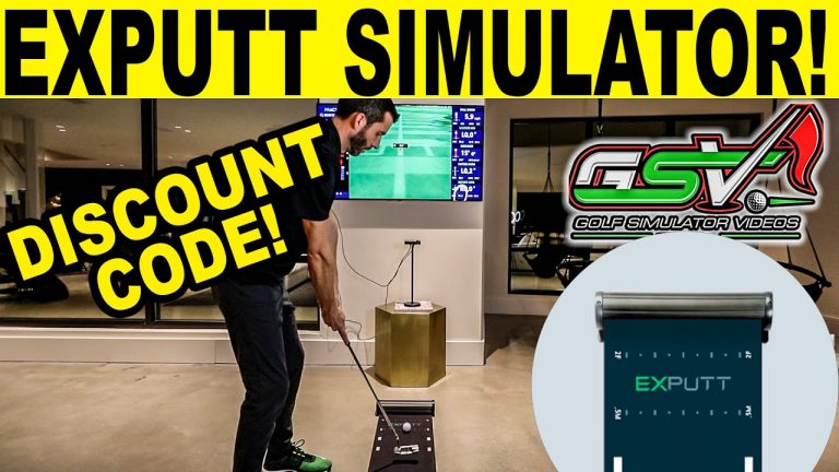 EXPUTT PUTTING SIMULATOR – How to Setup & Quick Review + COUPON CODE!