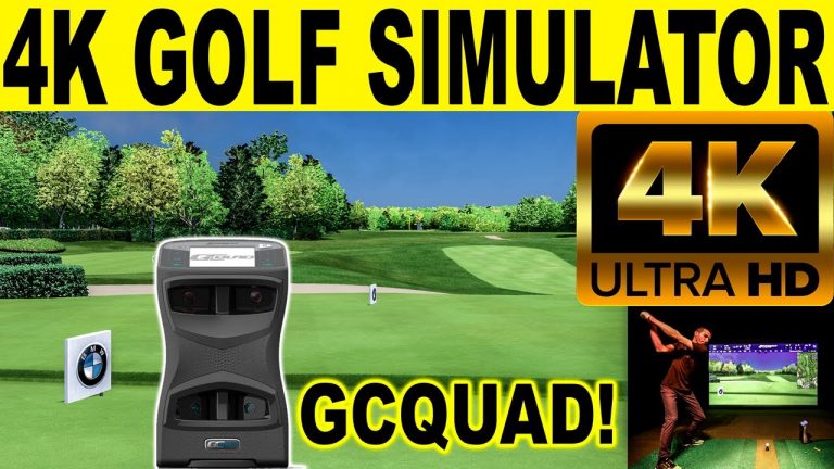 GOLF SIMULATOR in 4K ⛳️?️‍♂️ Foresight Sports FSX 2020 at Wentworth West (GCQUAD)