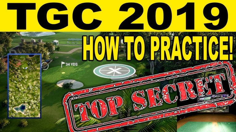 TGC 2019 SIMULATOR – HOW TO: Chipping & Putting Practice (SECRET AREAS)