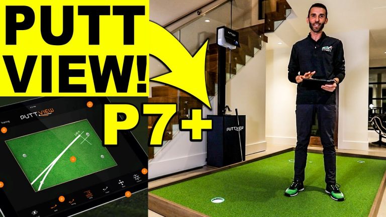 PUTTVIEW P7 (Plus) – FIRST LOOK & REVIEW – Indoor Home Putting Green + Giveaway!