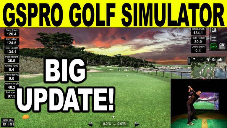 GOLF SIMULATOR SOFTWARE REVIEW – GSPRO / SGT (BIG UPDATE + DEMO)
