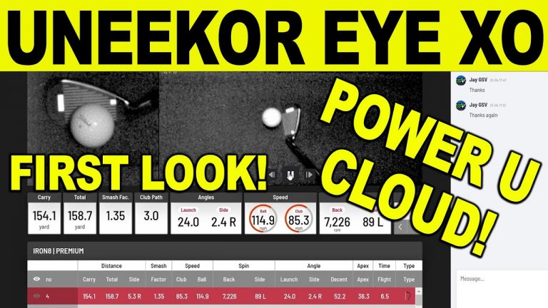UNEEKOR EYE XO – Power U Cloud – FIRST LOOK & REVIEW (Golf Simulator Software)
