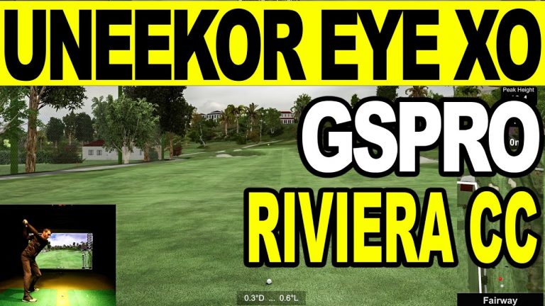 Playing Riviera Country Club on GSPro Golf Simulator Software (UNEEKOR EYE XO) ?⛳