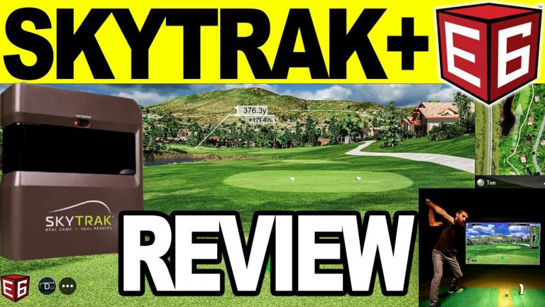 SKYTRAK – E6 Connect – Golf Simulator REVIEW – Playing Jeremy Ranch ⛳?