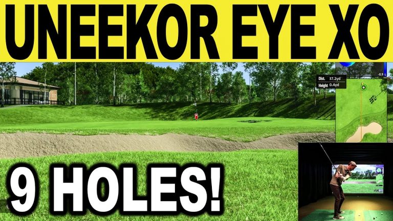 UNEEKOR EYE XO Golf Simulator Review – Playing 9 Holes at Castle Rock