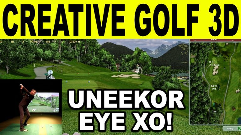 Creative Golf 3D – Full Review using UNEEKOR EYE XO (Golf Simulator) ⛳