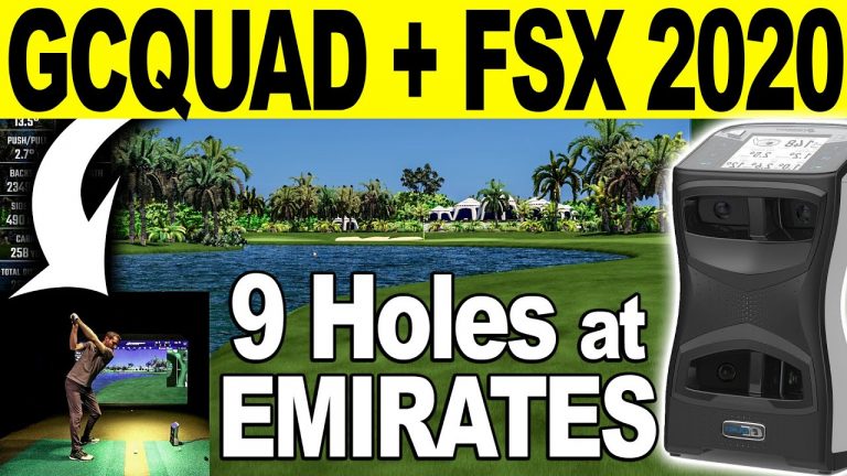 Foresight Sports GCQUAD – FSX 2020 Golf Simulator Review (Playing 9 Holes at Emirates)