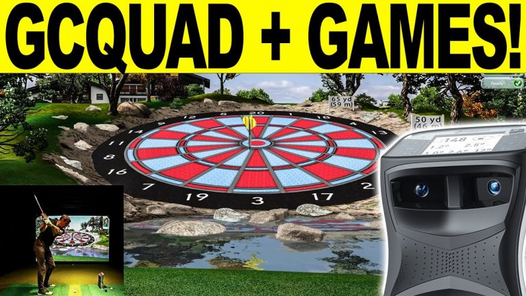 GCQUAD Golf Simulator GAMES! Golfisimo First Look & Review (Creative Golf 3D)
