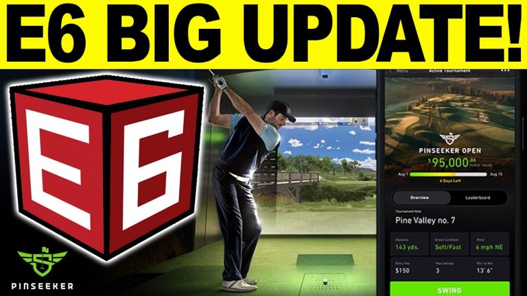 E6 Connect Golf Simulator Software BIG UPDATE + Garmin R10 Info (2021)