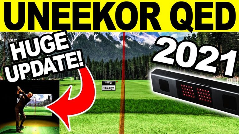 UNEEKOR QED REVIEW! HUGE 2021 IGNITE Golf Simulator Software UPDATE ⛳