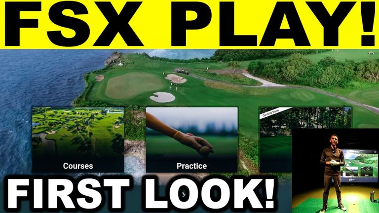 Foresight Sports FSX PLAY – FIRST LOOK! (Golf Simulator Software) ?⛳