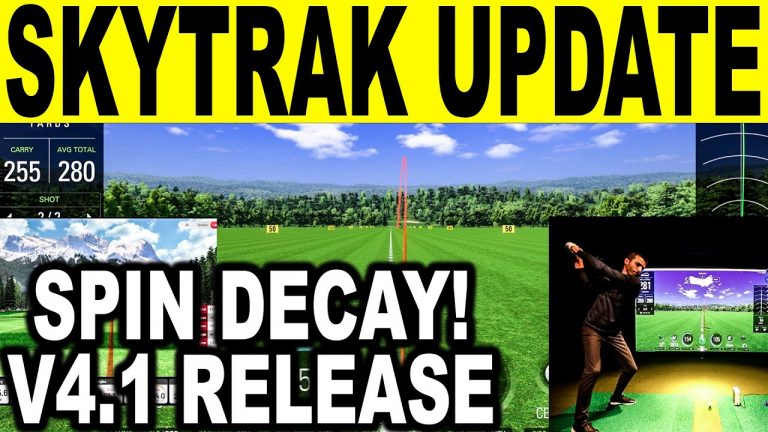 SKYTRAK UPDATE: V4.1 SkyTrak Golf Simulator Software (SPIN DECAY) ?