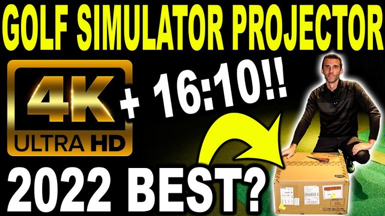 Best Golf Simulator Projector for 2022? BenQ LK936ST REVIEW! 4K + 16:10!