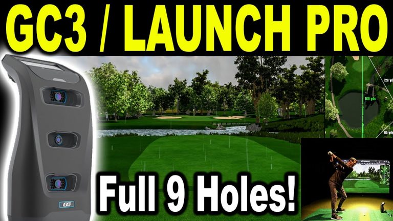 Foresight Sports GC3 Golf Simulator – Playing 9 Holes on FSX 2020 ⛳?